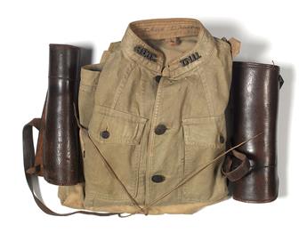 (MILITARY--WORLD WAR I.) Uniform belonging to an African American ROTC cadet, Foster E. Watson, a student at the Tuskegee Institute.